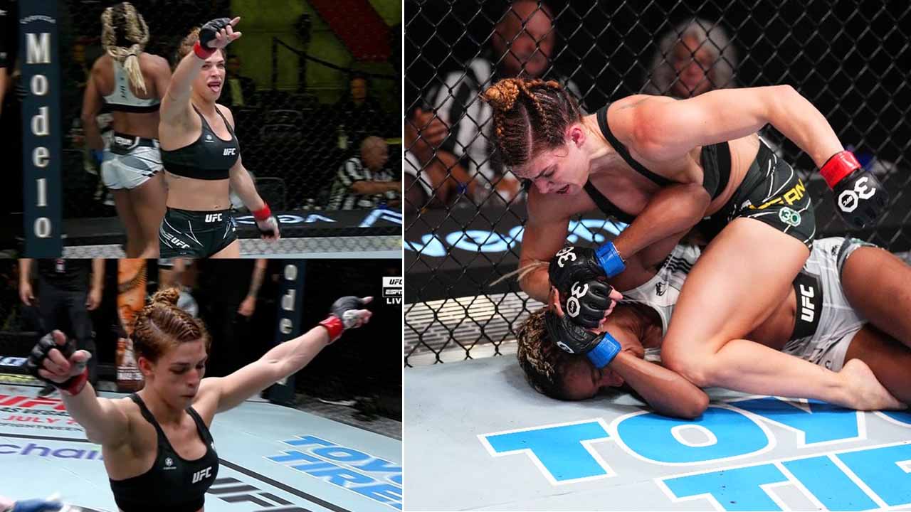 Very intense Mackenzie Dern vs. Angela Hill fight in UFC Fight Night 224 main event (Highlights) - Check out the Pros react