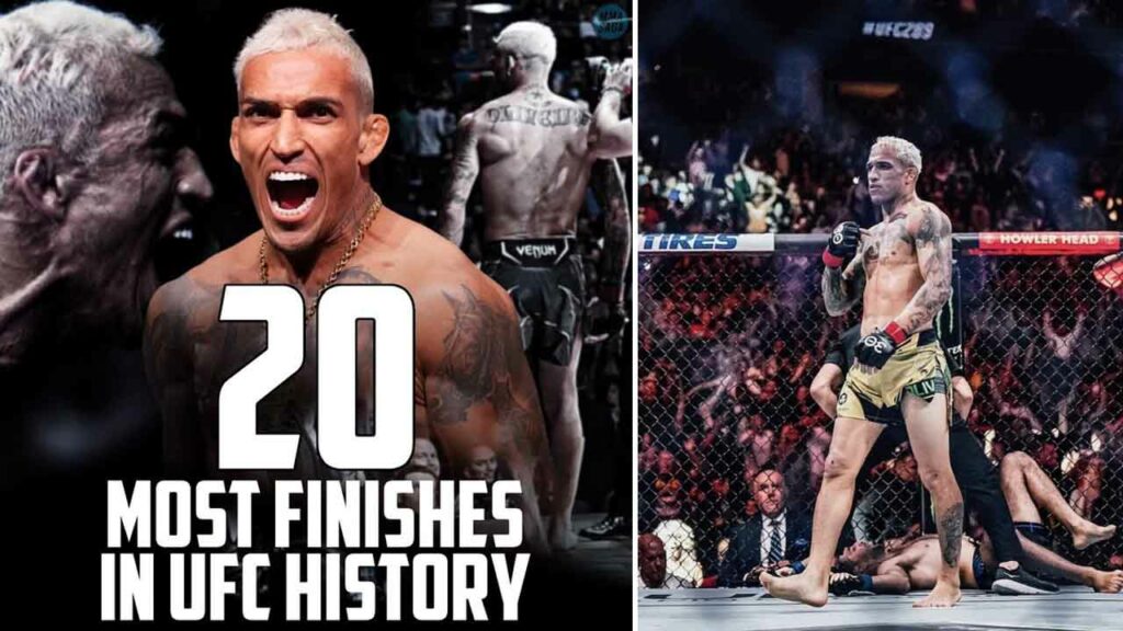 Charles Oliveira entered the top three lightweights of all time after a record victory at UFC 289 over Beneil Dariush