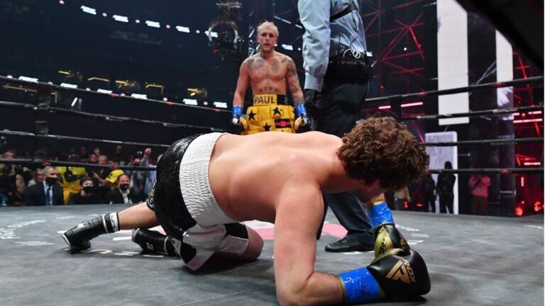 Check out how Jake Paul brutally trolls Ben Askren with a photo of his fist and Jorge Masvidal’s knee following run in with ‘Gamebred’