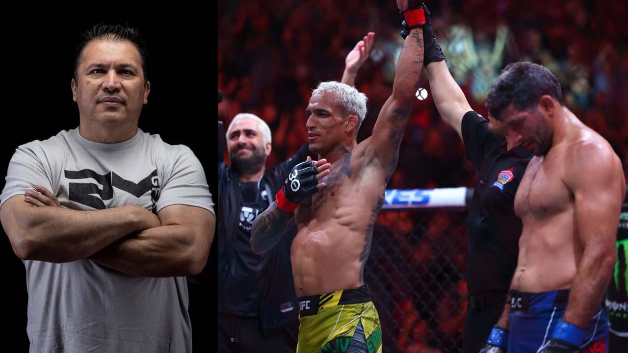 Coach Javier Mendez changes tune after Charles Oliveira UFC 289 win