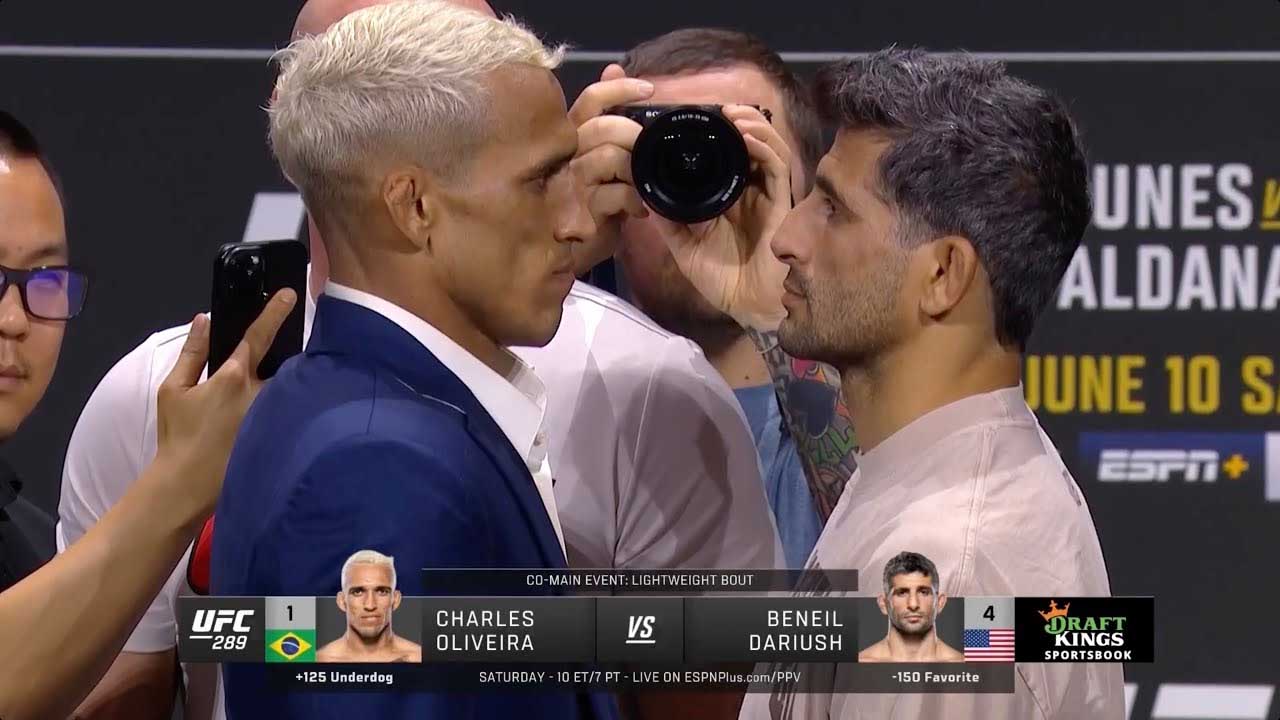 Dana White leaning towards granting title shot to winner of Beneil Dariush vs. Charles Oliveira at UFC 289