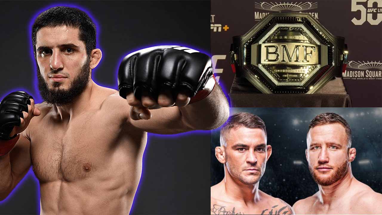 Islam Makhachev blasts 'bums' Dustin Poirier and Justin Gaethje over BMF title fight, urges Dana White to end the fad