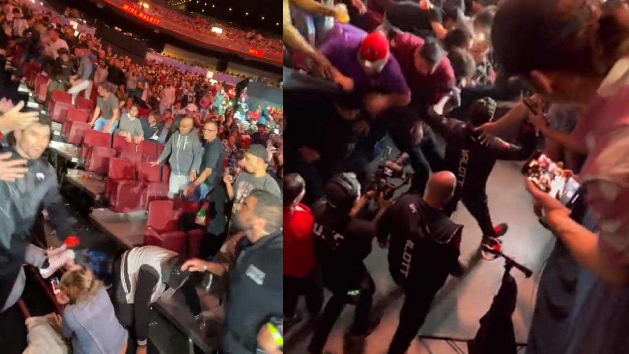 Take a look at scary situation unfolds as guardrail collapses during Mike Malott’s UFC 289 walkout