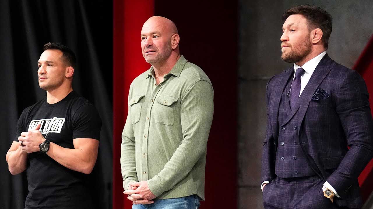 Dana White has weighed in on Conor McGregor’s claim that he will be fighting Michael Chandler this December