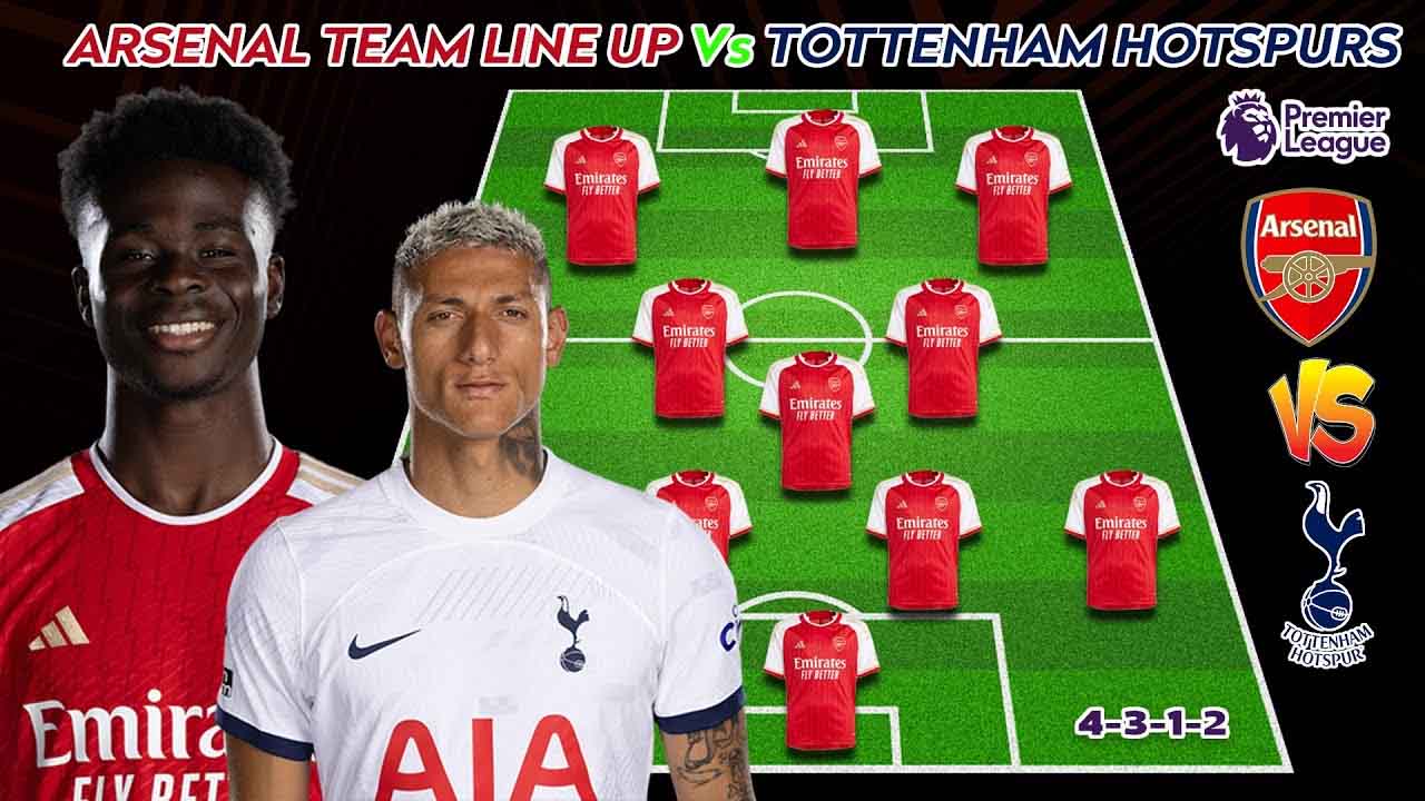 Arsenal vs. Tottenham Hotspur - prediction, team news, lineups - Premier League