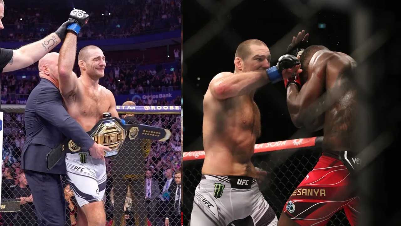 Check out how Pros react after Sean Strickland dethrones Israel Adesanya at UFC 293