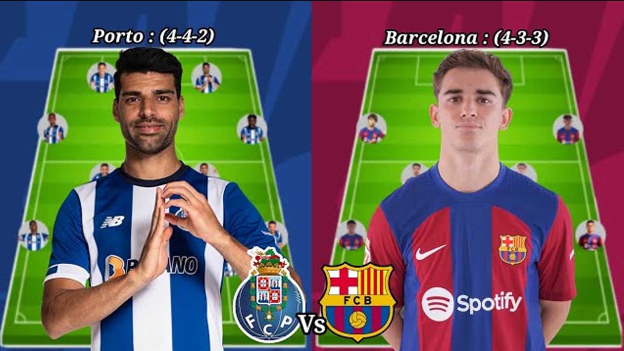 Barcelona vs Porto Prediction lineup - Champions League 2023 24