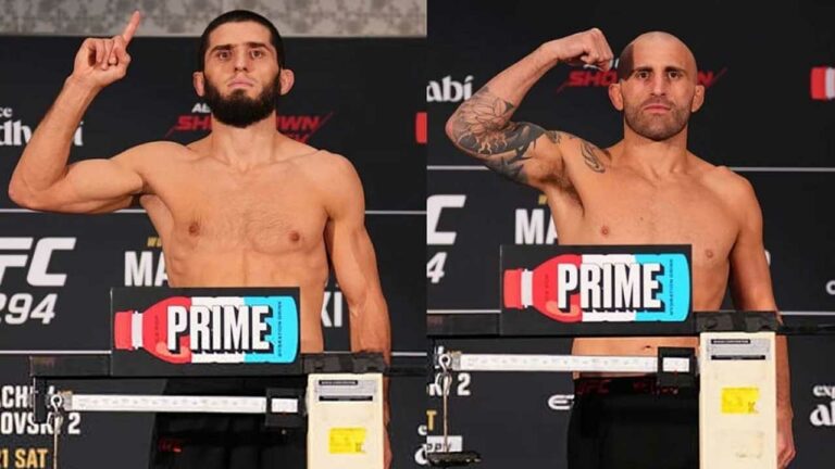 Friday’s UFC 294 weigh-in results: 2 fighters miss the mark in Abu Dhabi
