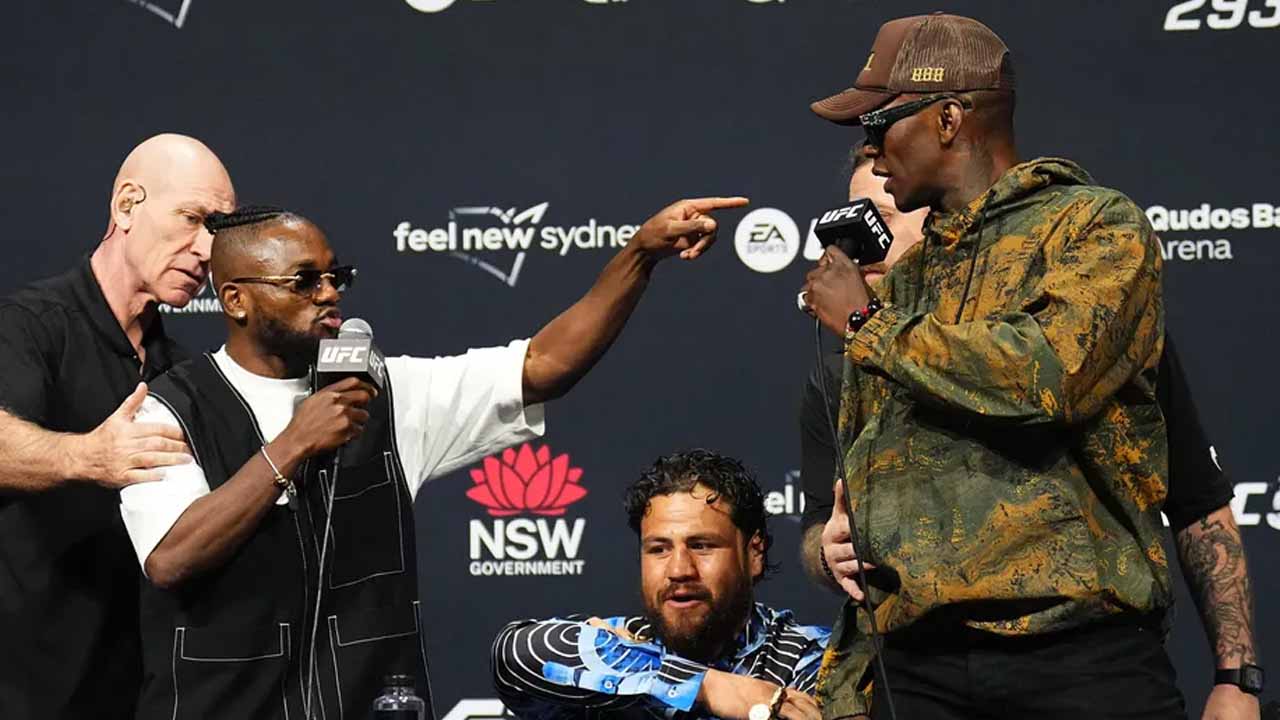 It turns out, Manel Kape really was ready to throw down against Israel Adesanya at the UFC 293 pre-fight press conference