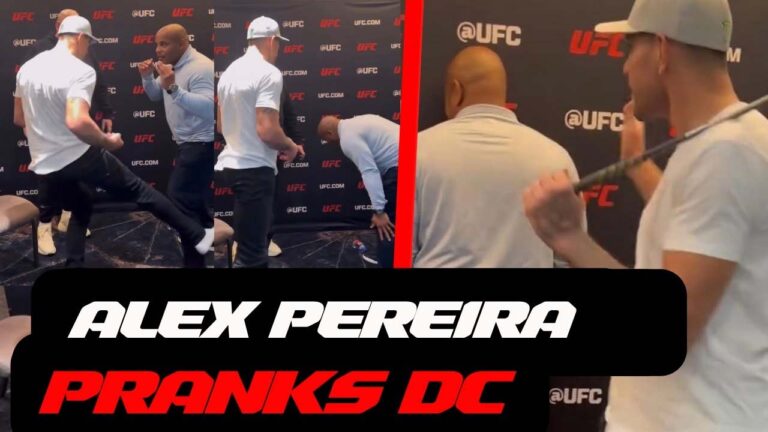 Check out how Alex Pereira’s epic Prank on Daniel Cormier with a golf club ignites hilarious fan reactions