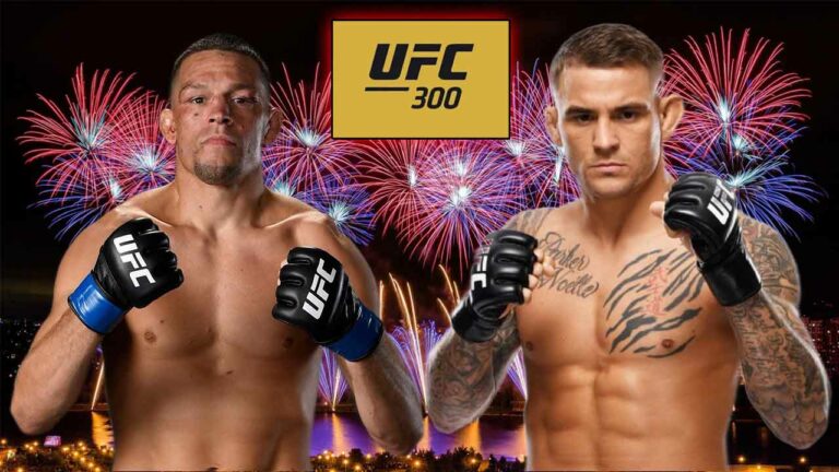 Dustin Poirier appears to be challenging Nate Diaz to a grand clash at UFC 300 after a fan shared rumors with ‘The Diamond’