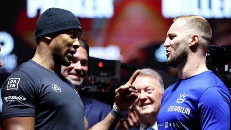 Bob Arum believes former two-time heavyweight champion Anthony Joshua has bit off more than he can chew picking Otto Wallin in the main event December 23rd
