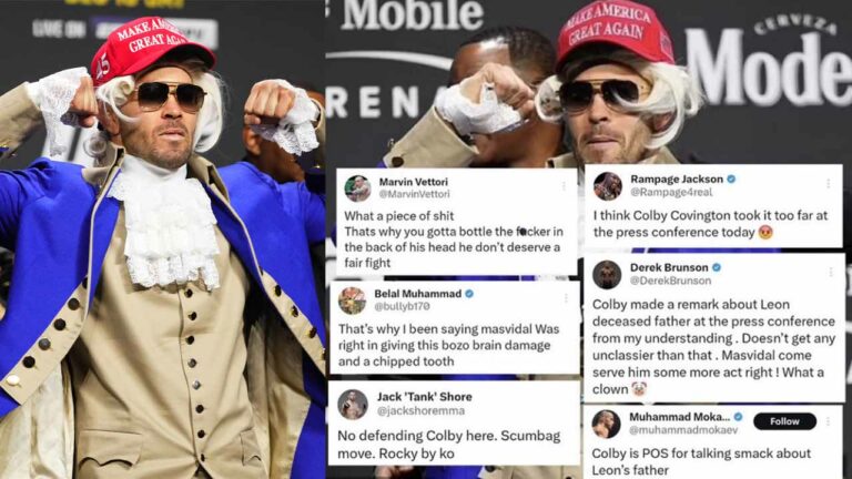 Leon Edwards had a divisive opinion about Colby Covington’s UFC 296 press conference attire – “Dressed like a f***ing drag queen”