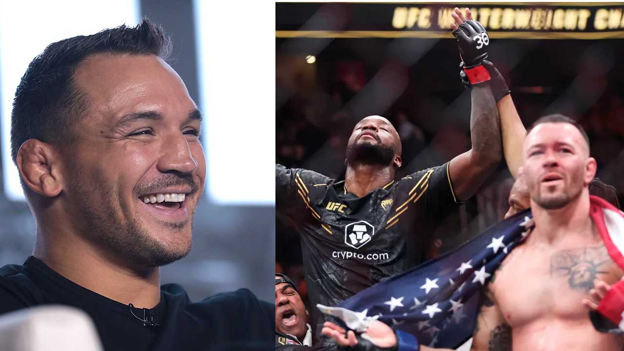 Michael Chandler hilariously mocks Colby Covington's defeat at UFC 296