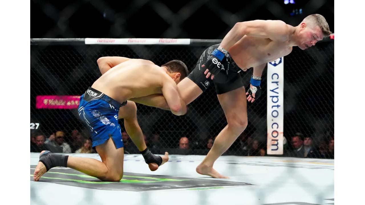 Shavkat Rakhmonov said he suffered a serious ankle injury while preparing for a fight at UFC 296