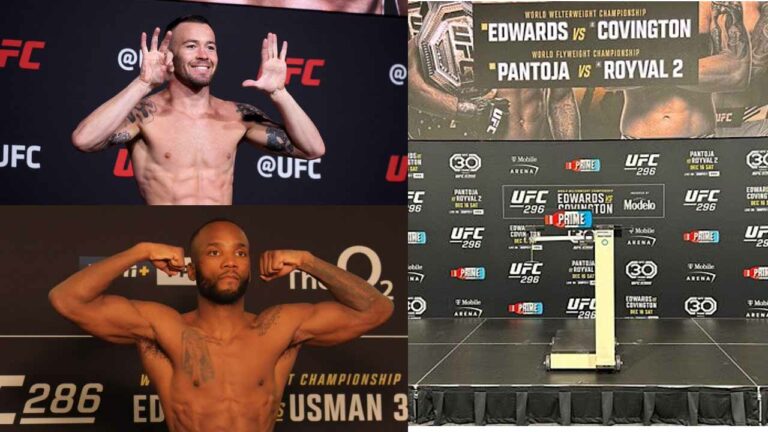 The full UFC 296 weigh-in results