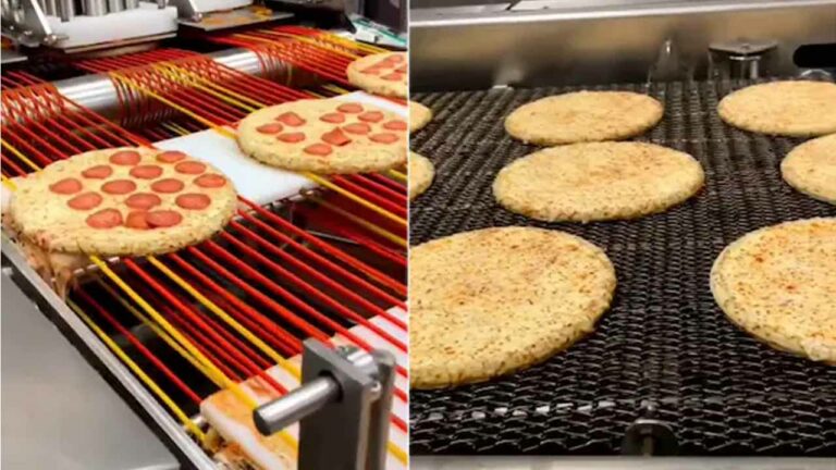 Viral video of the pizza making process at the factory causes discontent on the Internet