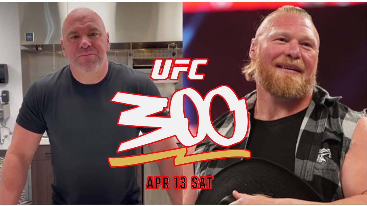 Dana White shed light on of Brock Lesnar's return at UFC 300