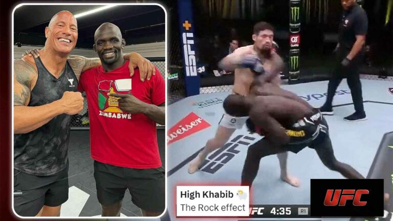 Check out how MMA Fans react as Zimbabwe’s Themba Gorimbo knocks out Pete Rodriguez in 32 seconds at UFC Vegas 85
