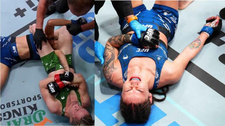 Diana Belbita reported an injury after the brutal defeat of Molly McCann with an armbar at UFC Vegas 85