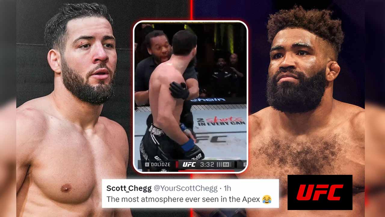 Take a look how Fans react as Nassourdine Imavov's old beef with Chris Curtis spills into Roman Dolidze fight at UFC Vegas 85