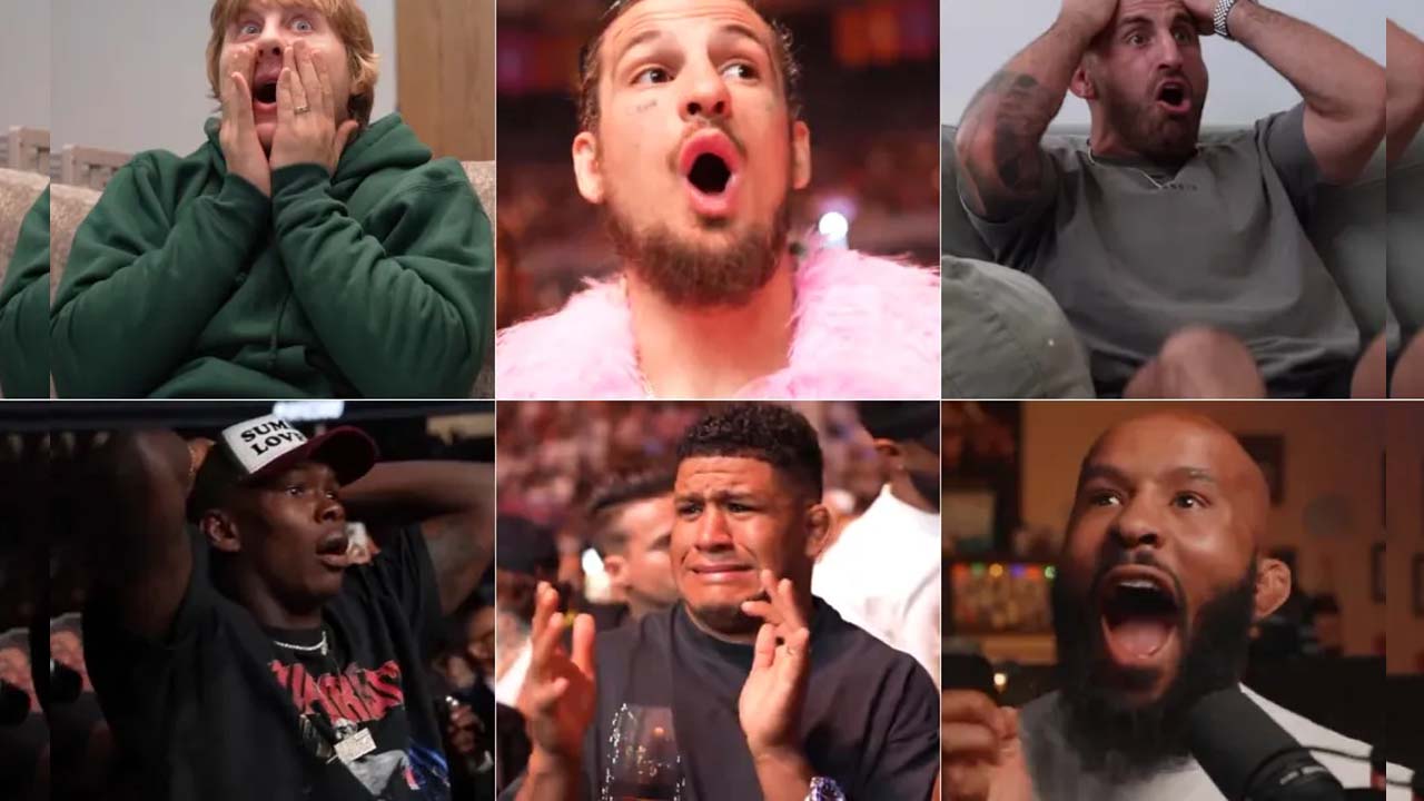 All videos how UFC stars left shocked in live reactions to Max Holloway's UFC 300 knockout of Justin Gaethje
