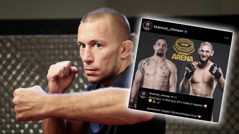 George St-Pierre is sharing that he believes Robert Whittaker is very capable of making Khamzat Chimaev ‘ look bad’ at UFC Saudi Arabia