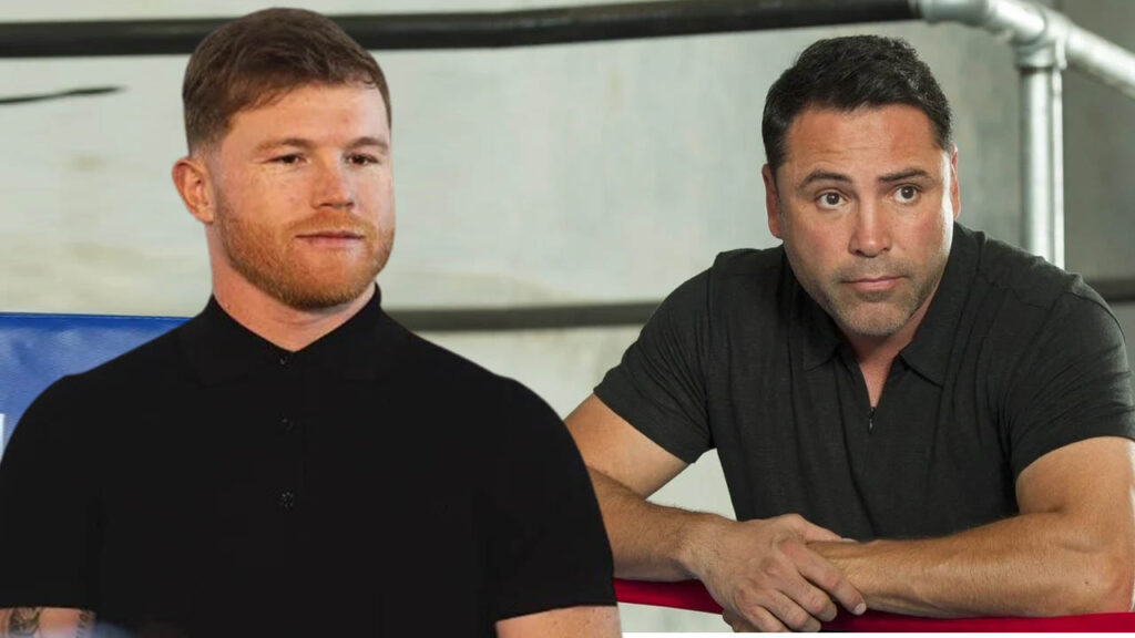 Oscar De La Hoya is taking legal action against Canelo Alvarez