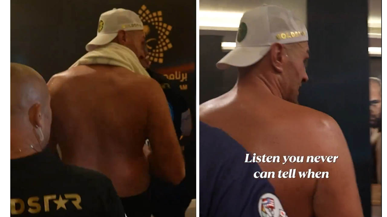 Tyson Fury’s immediate backstage reaction to Oleksandr Usyk defeat revealed in new footage