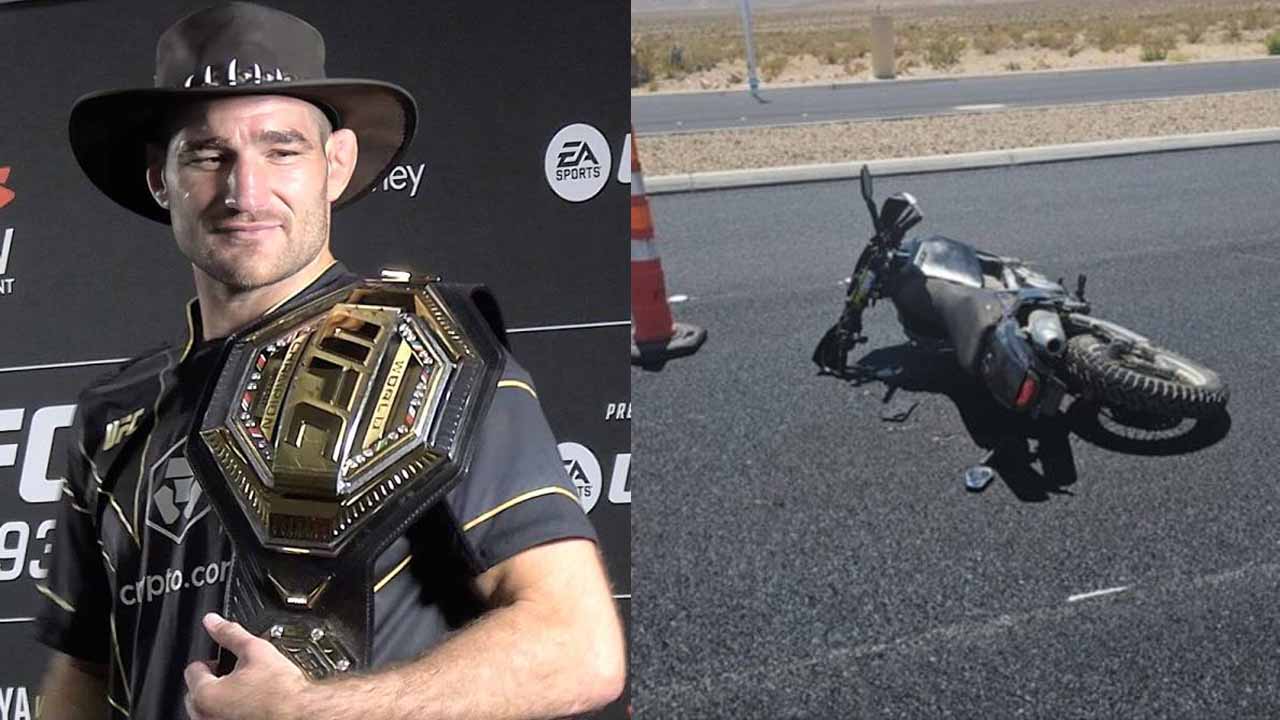 Former UFC Champion Sean Strickland Injured While Attempting a Wheelie on His Motorcycle