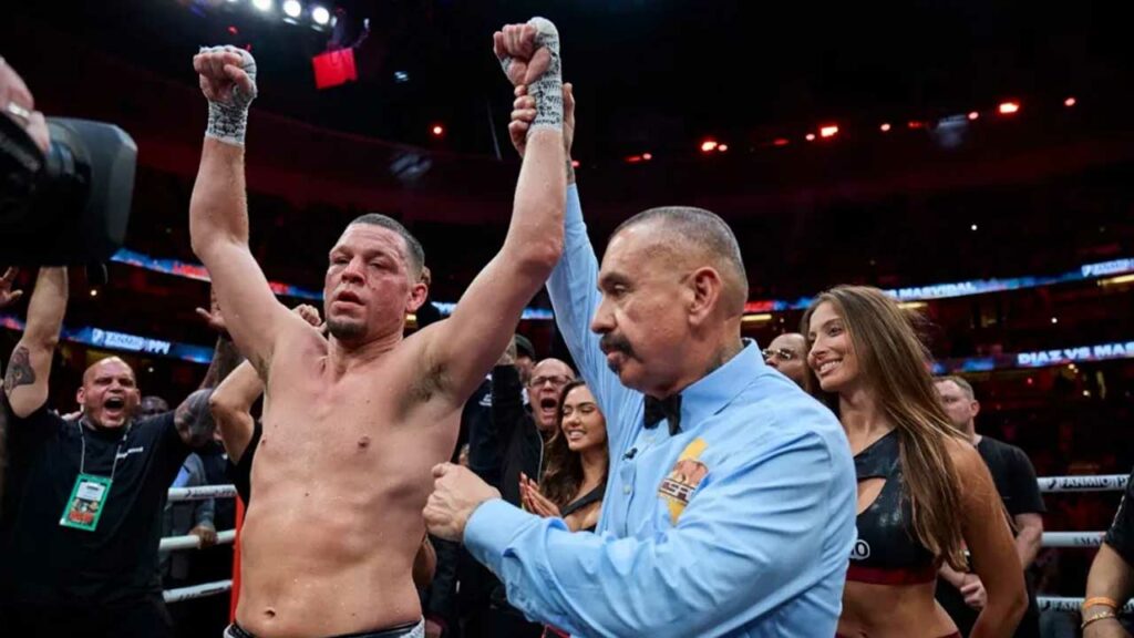 Nate Diaz sends threatening message to Jake Paul and Leon Edwards after defeating Jorge Masvidal