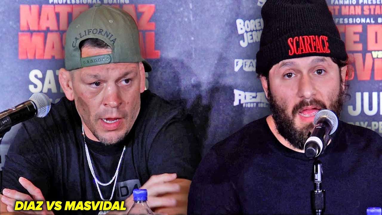 What was said on the eve of the Jorge Masvidal vs Nate Diaz boxing match