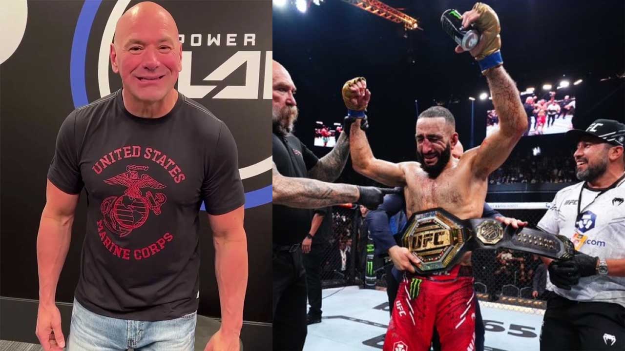 Dana White addresses being allegedly upset after Belal Muhammad's title win, reveals detail about latter's social media draw