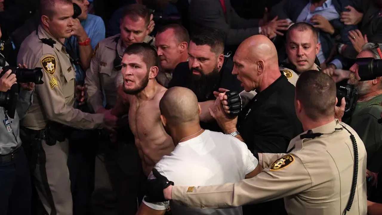 Khabib Nurmagomedov recalls fight with Conor McGregor's team after battle