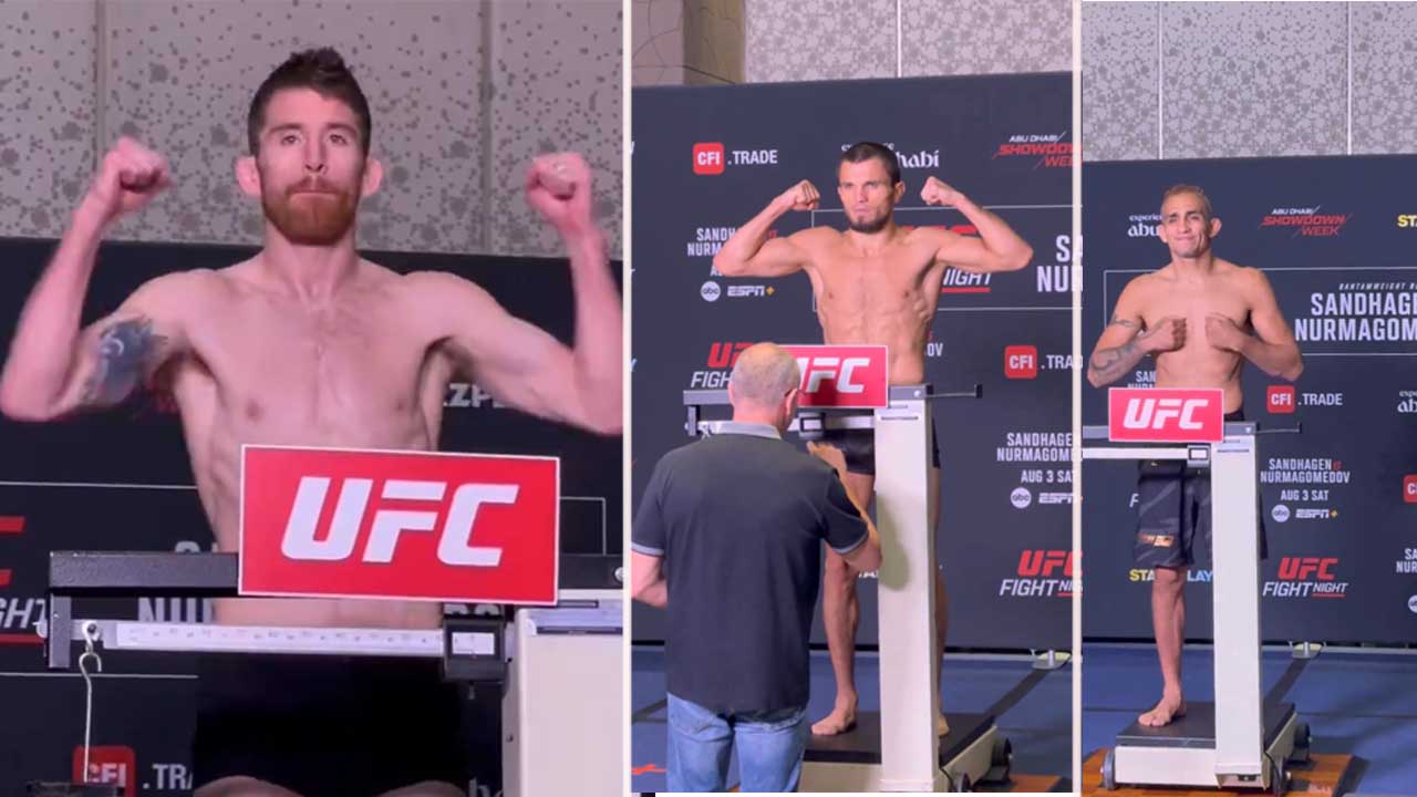 See the official UFC Abu Dhabi weigh-in results