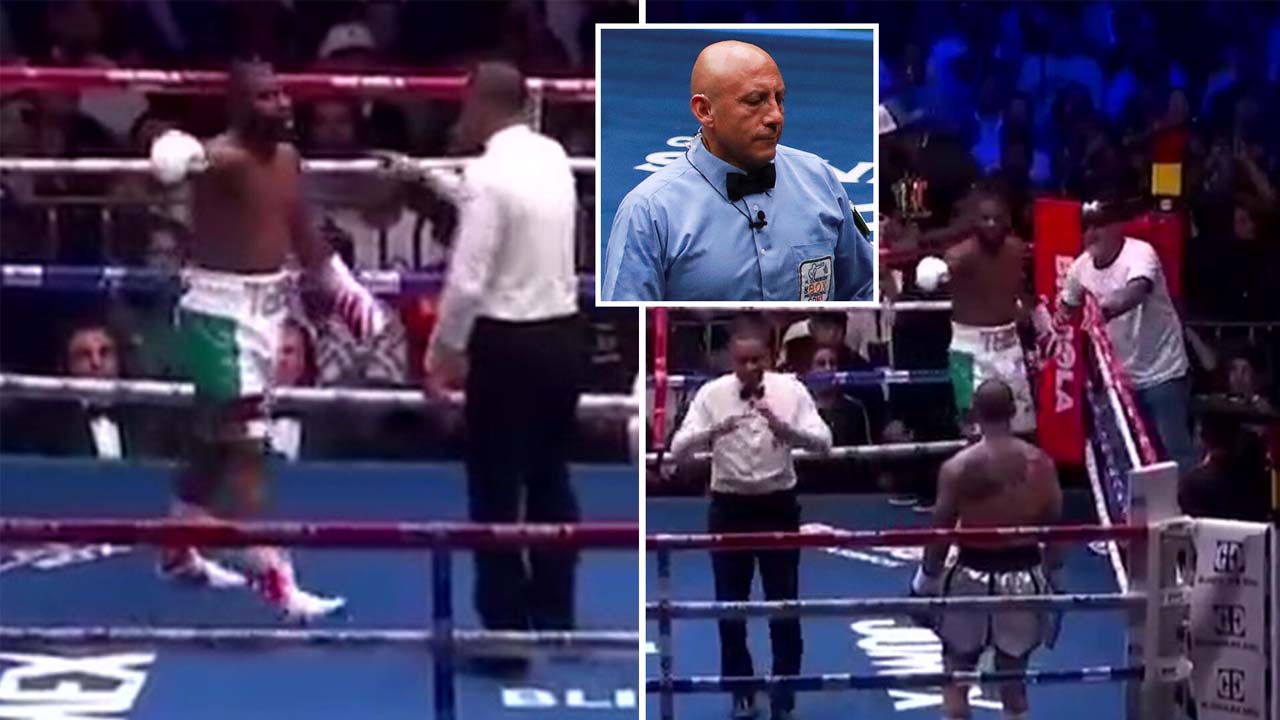 Shakur Stevenson in SHOCK as Floyd Mayweather Kicked Out Referee Mid-Fight John Gotti III Rematch