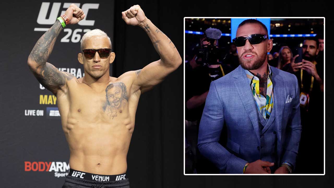 Charles Oliveira comments on a potential fight against Conor McGregor following UFC 309