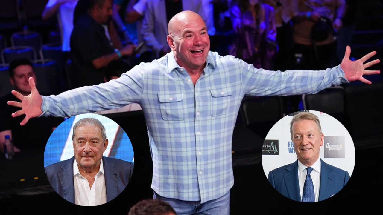 Dana White commits to boxing venture as he takes aim at rival Bob Arum and secures rare deal with Frank Warren