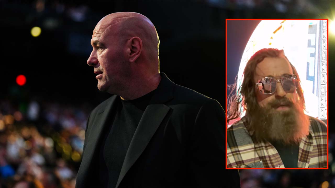 Dana White reacts to Jake Paul sneaking into UFC 306 in disguise