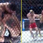 Sean O’Malley and head coach react to Merab Dvalishvili yelling in the corner, back kisses at UFC 306