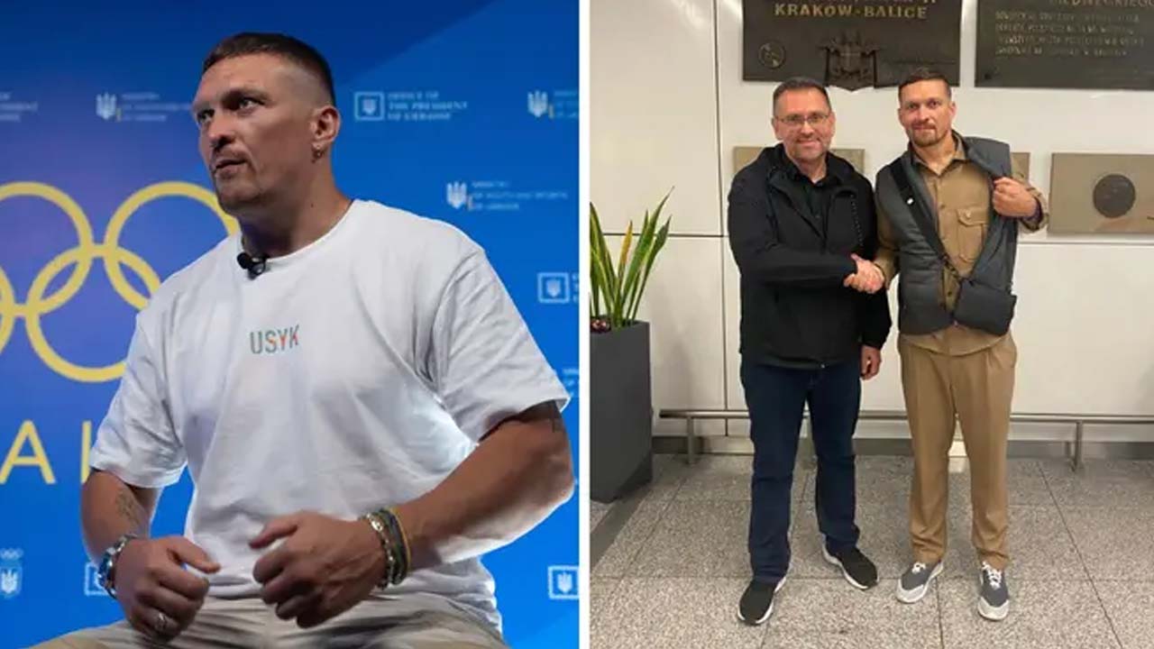 Ukrainian boxer Oleksandr Usyk released after being detained in Polish airport