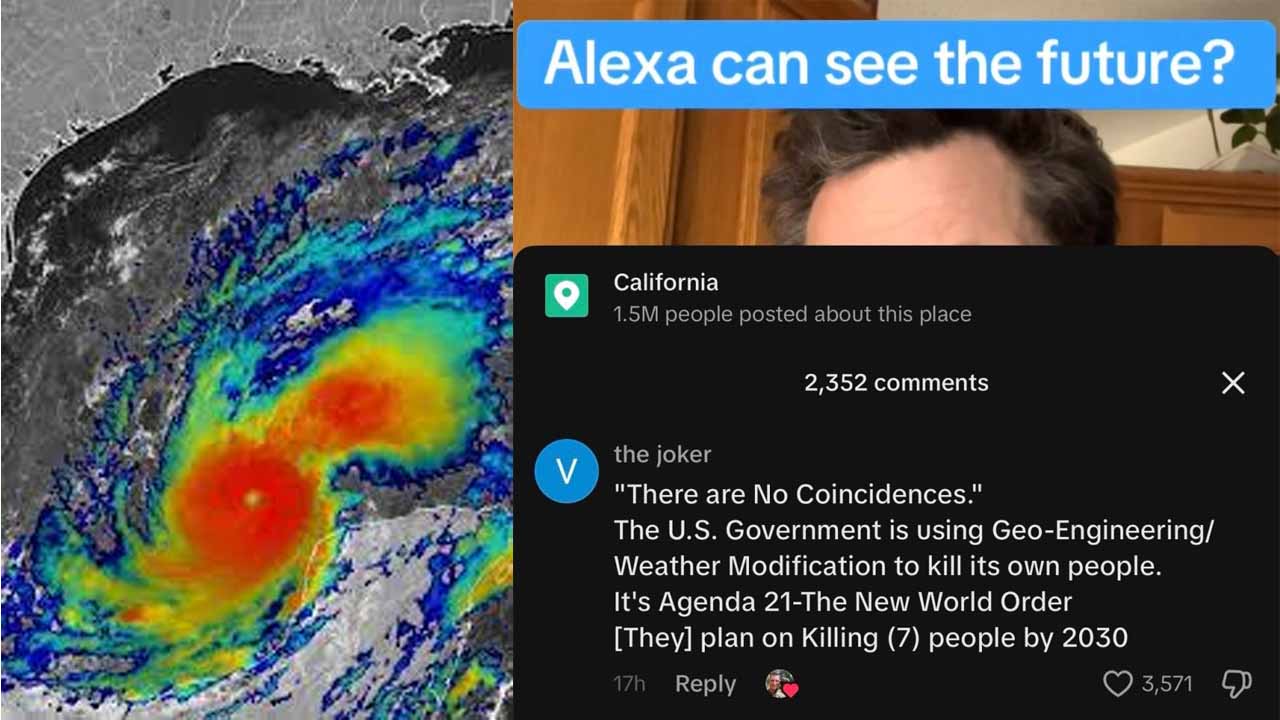 An Amazon Alexa error is sparking conspiracy theories about Hurricane Milton on TikTok