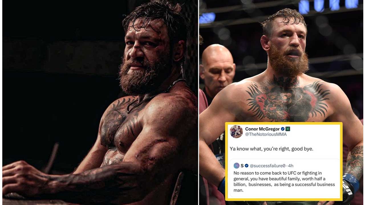 Conor McGregor says he’s done with MMA after a fan advised him not to return to the UFC