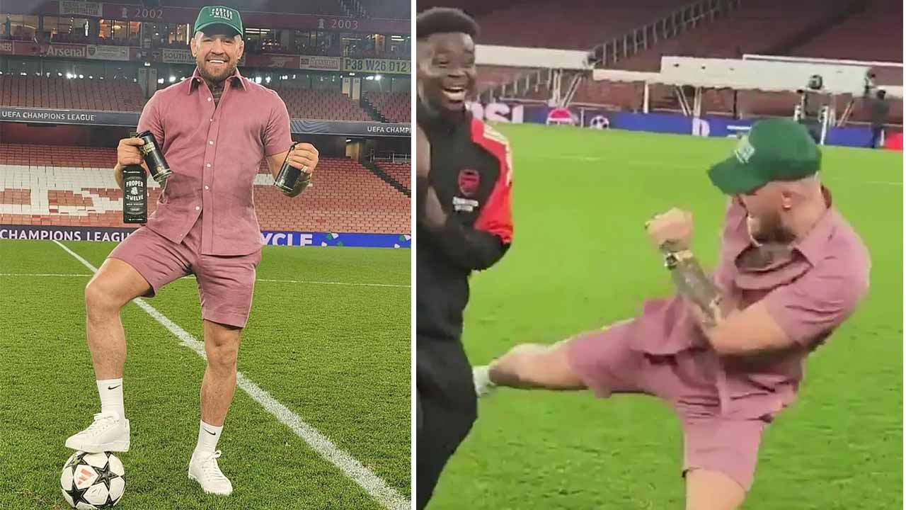 Conor McGregor's unexpected appearance at the stadium has sparked an investigation by Arsenal's security team