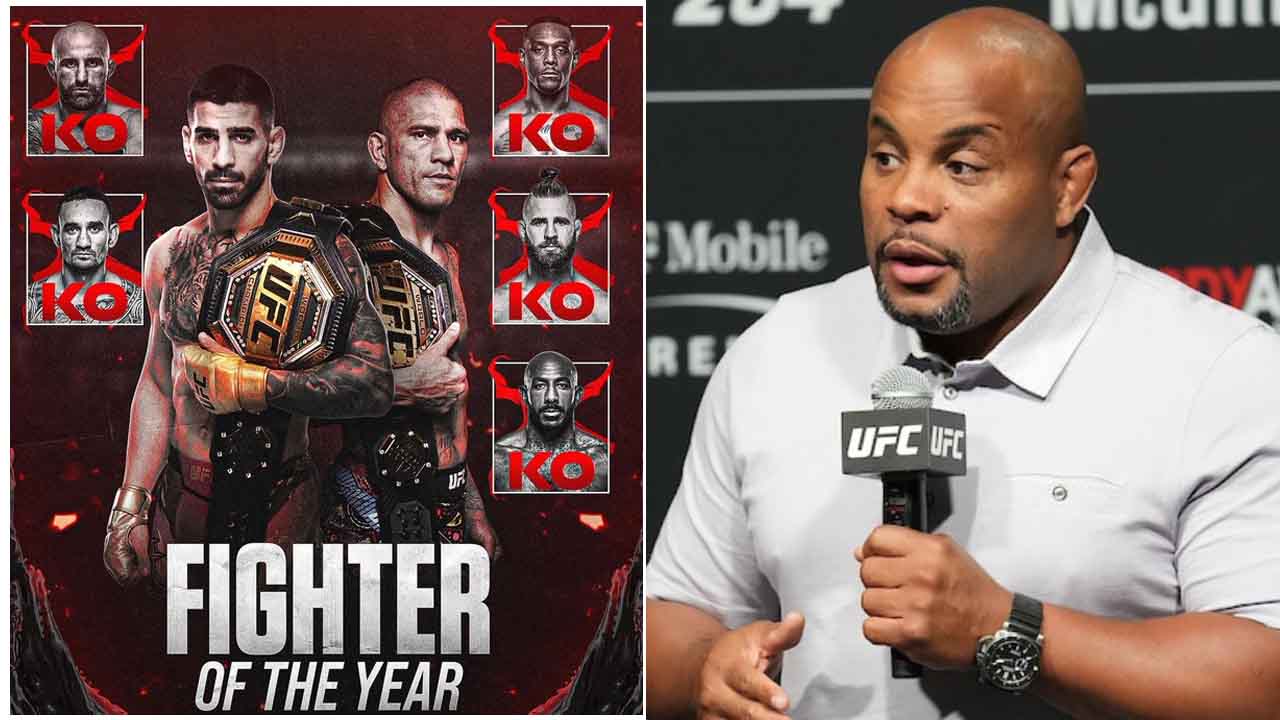 Daniel Cormier settles ‘Fighter of the Year’ debate between Alex Pereira and Ilia Topuria