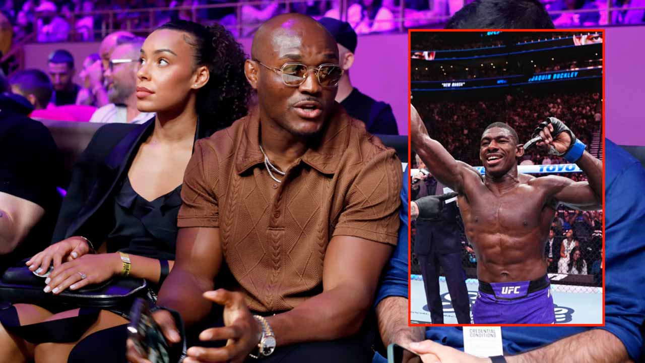 Kamaru Usman reacts to Joaquin Buckley’s UFC 307 callout and KO prediction