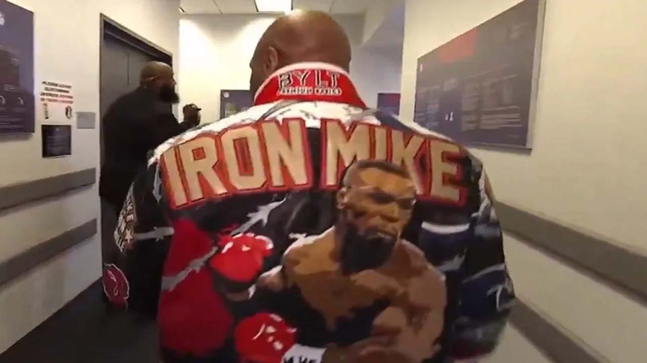 Check out how Fans go wild as Mike Tyson arrives at AT&T Stadium for Jake Paul fight (VIDEOS)