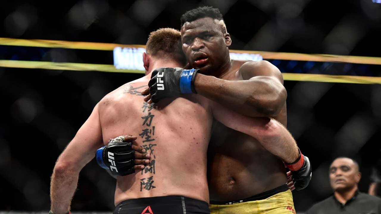 Francis Ngannou sends a sincere ‘thank you’ to Stipe Miocic after losing at UFC 309 and retiring from the sport