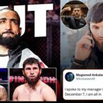 Magomed Ankalaev claims that he ‘fully agrees’ to fight for the UFC 310 title against Alex Pereira after the champion refused to participate due to injury