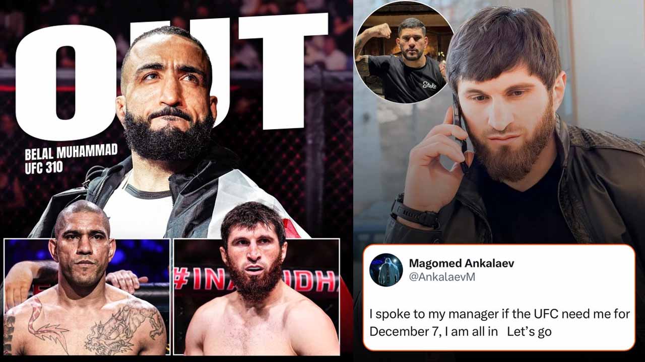 Magomed Ankalaev claims that he 'fully agrees' to fight for the UFC 310 title against Alex Pereira after the champion refused to participate due to injury